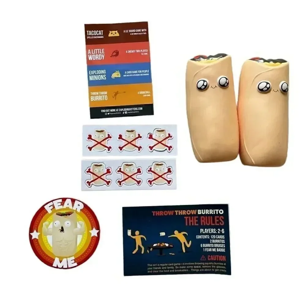 Throw Throw Burrito Case- Interactive Dodgeball Fun Classic Board Game, Age 7+